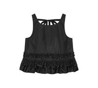 GANNI ruffled top - Black 34-36-38-40-42-44