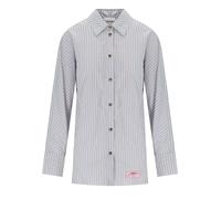 GANNI SOFT CHAMBRAY STRIPED SHIRT 36