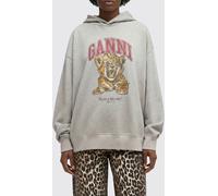 GANNI Sweatshirt Woman color Grey - Size: S - female