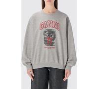 GANNI Sweatshirt Woman color Grey - Size: XL - female