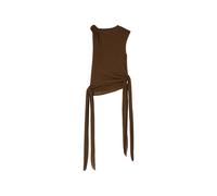 GANNI top in marl mesh - Brown 34-36-38-40-42