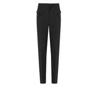 GANNI TWILL BLACK PANTS WITH POCKETS 38