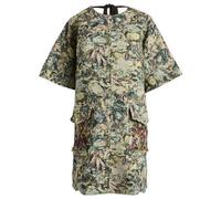 GANNI Women's Boxy Kimono Mini Dress Jadeite