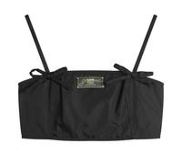 GANNI Women's Duchesse Nylon Strap Top Black