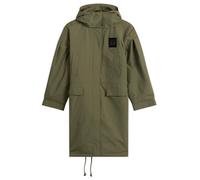 GANNI Women's Ripstop Tri-Layer Parka Coat Kalamata