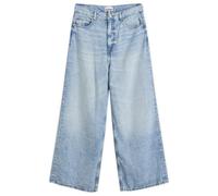 GANNI Women's Soft Rigid Denim Baggy Jeans Light Blue Stone