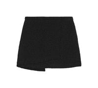 GANNI wrap-design textured miniskirt - Black 36
