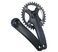GANOPPER 30T 32T 34T 36T 38T Narrow Wide Teeth Single Speed Chainring Crankset (32T, 165mm)