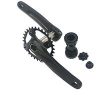 GANOPPER 30T MTB Crankset 1X Mountain Bike Crank Arm Set 170mm with 68mm 73mm BSA Bottom Bracket for MTB BMX Road Bicycle