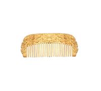 GANPARE Pixies Comb Ornament Small Wood Sculpture Decor Boxwood Vintage Statue Decoration Ornament For Living Room Bedroom Office Home Feng Shui Sculptural