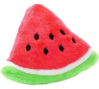 GANPUB 1Pc Pet Toy Chew Squeaker Squeaky Plush Cotton Triangle Ball Watermelon Sound Toys Puppies Small Dogs Useful and Deft Dog Squeak Toys Tiny Puppy Toys（Red Watermelon）