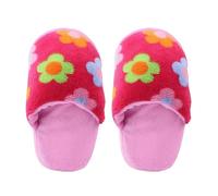 GANPUB 2Pcs Durable Chew-Resistant Dog Toys with Interactive Squeaker - Double-Layer Oxford Fabric Plush Pet Chew Toys for Aggressive Chewers, Machine Washable (Slipper Design, Multicolor)