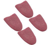 GANPUB 4Pcs Red Realistic Fake Tongue Gross Jokes Prank Magic Tricks Fashion Processing Halloween Magicians Props Tricks Tongue Toys, Prank Stuff, Magic Kits and Accessories