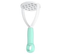 GANPUB Green Silicone Potato Masher, Mini Fruit and Vegetable Tool for Non-Stick Cookware, Cooking Utensils Masher Potato Mashers and Ricers