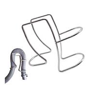 Ganquer Washing Machine Drain Hose Holder, Adjustable Drain Hose Holder Hook Stainless Steel Laundry Tub Hose Guide Clip, Universal Drain Hose Clamp for Drain Hose(silver)