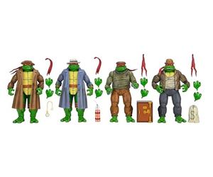 Ganster Turtles Pack 4 Scale Action Figures 18cm Teenage Mutant Ninja Turtles Mirage Comics