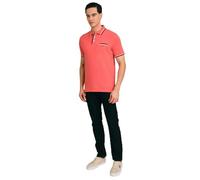 GANT 2-COL Tipping SS Pique Polo Shirt, Sunset Pink, M