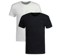 GANT 2-Pack Crew-Neck T-Shirts, Black/White - M