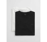 Men's GANT 2-Pack Mens Crew Neck T-Shirts - Black - Size: 40/Regular