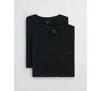 Men's GANT 2-Pack Mens Crew Neck T-Shirts - White - Size: 38/Regular