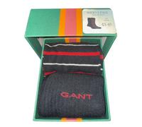GANT 2-Pack Multi-Stripe Socks Gift Set, Black - Eur 40-42
