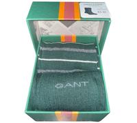 GANT 2-Pack Multi-Stripe Socks Gift Set, Tartan Green - Eur 43-45