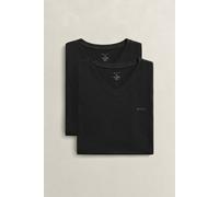 GANT 2-Pack V-Neck T-Shirts - Regular Fit Cotton Tees