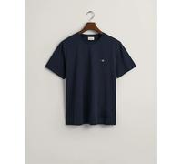Gant Mens Regular Fit Short Sleeve Shield Logo T-Shirt - Blue - Size 3XL