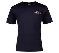 Gant 2003459 Short Sleeve T-shirt Blue 2XL Men