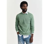 GANT Men's Reg Shield C-Neck Sweat Sweatshirt, Kalamata Green, XL