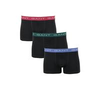 GANT 3-Pack Boxer Trunks, Black - Large