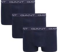 Gant 3-Pack Classic Logo Boxer Trunks, Navy