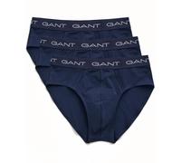 Gant 3-Pack Classic Logo Men's Briefs, Navy