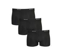 GANT 3-Pack Mens Core Trunks with Logo Waistband - 5 Black