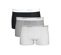 GANT 3 Pack Trunks - Black/White/Grey, Black/White, Size 2Xl, Men Black/White