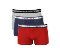 GANT Men's 3-Pack Core Boxer Trunks, Cherry Red - Size: 32/34/35