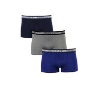 GANT Men's Basic Trunk 3-Pack Boxer Shorts, Light Grey Melange, Standard, Light Grey Mix, One Size