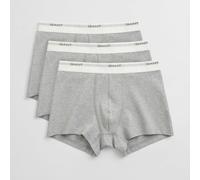 GANT 3-Pack Core Boxer Trunks, Light Grey Melange - XX-Large