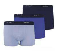 GANT 3-Pack Core Logo Boxer Trunks, Blue/Navy - L