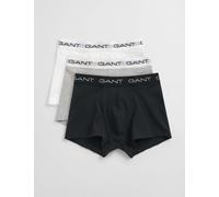 GANT 3 Pack Cotton Rich Trunks Grey Mix
