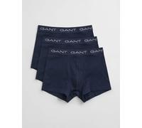 GANT 3 Pack Cotton Rich Trunks Navy Mix