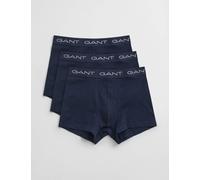 GANT 3 Pack Cotton Rich Trunks Navy Mix