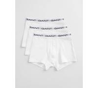 GANT 3 Pack Cotton Rich Trunks White Mix