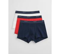 Men's GANT 3-Pack Mens Core Trunks with Logo Waistband - Navy - Size: 37/36/32