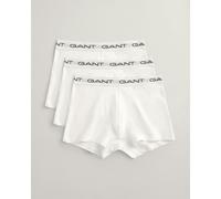 GANT 3-Pack Mens Cotton Jersey Trunks - 110 White - 110 White - L