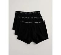 GANT 3-Pack Classic Logo Boxer Trunks, Black - XL