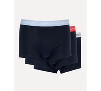 Men's GANT 3-Pack Mens Trunks with Mixed Colour Waistbands - 648 Watermelon Red - Black - Size: XL