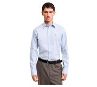 Long Sleeve Stretch Shirt Gant Slim Bleu XL