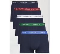 GANT 5 Pack Trunks - Navy, Navy, Size L, Men Navy