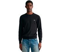 Gant Mens Classic Cotton Crew Neck Jumper - Black - Size 4XL